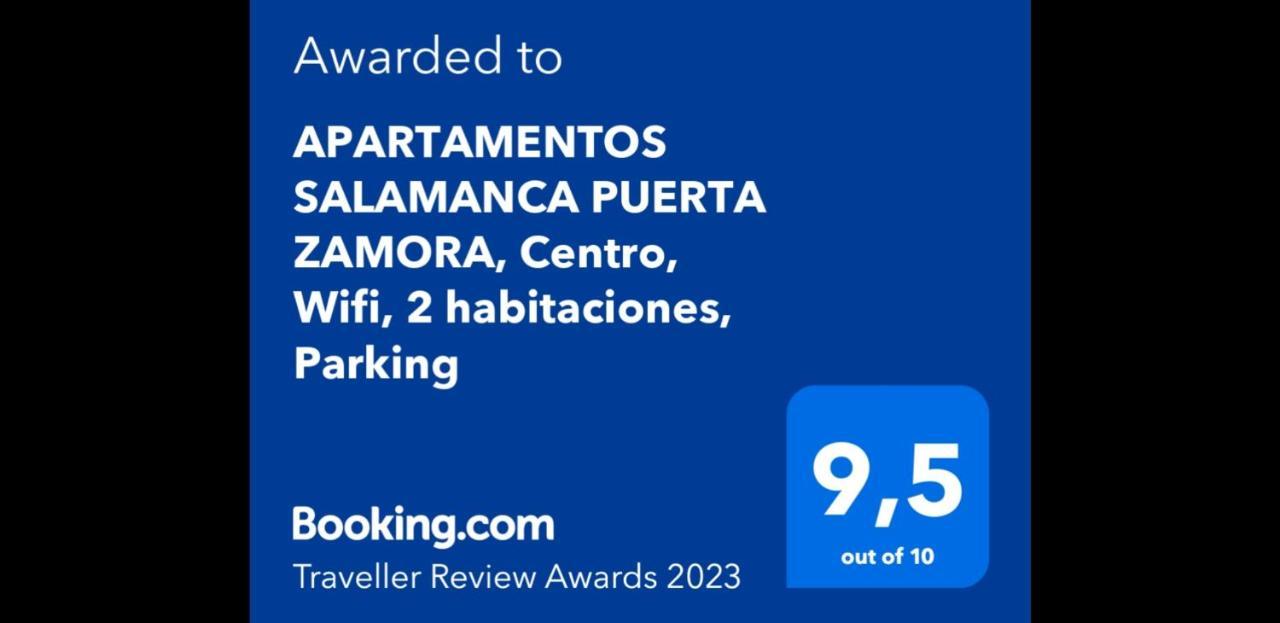 Apartamentos Salamanca Puerta Zamora, Centro, Wifi Con Salon Y 2 Dormitorios, Parking Dış mekan fotoğraf